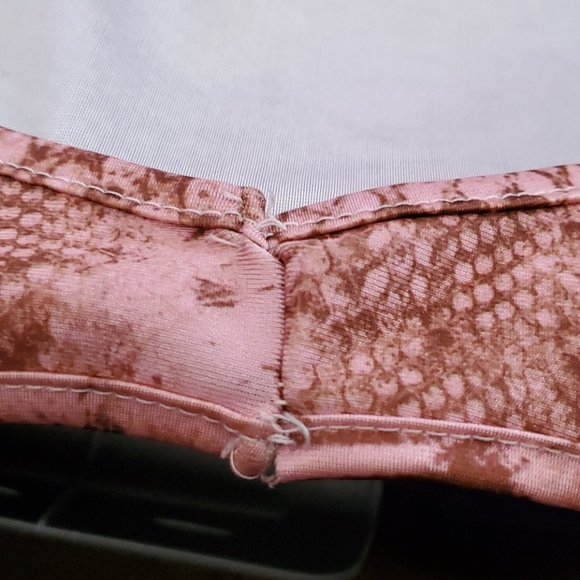 Pink & Brown Dress w/ back out size Medium - Picture 6 of 6